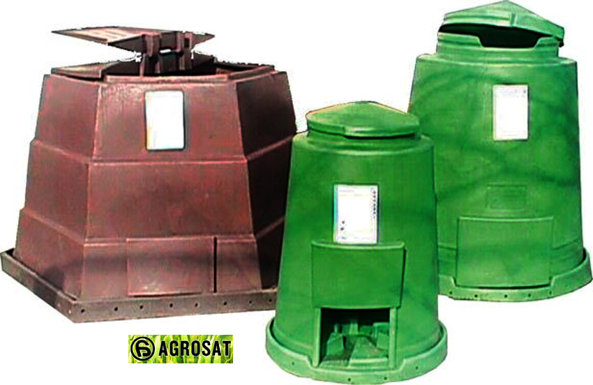   Kerti komposztáló , műanyag 200-1000 literes, zöld és házi hulladék komposztáló